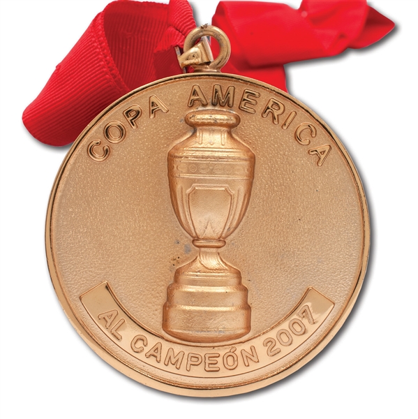 2007 COPA AMERICA WINNERS GOLD MEDAL AWARDED TO BRAZIL NATIONAL TEAM MEMBER (TECHNICAL COORDINATOR LOA)