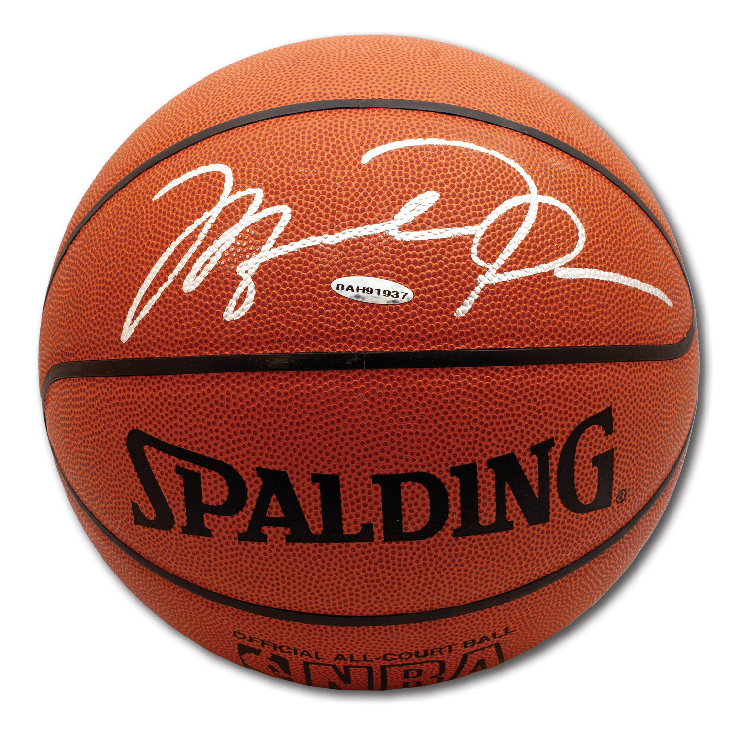 jordan autographed basketball