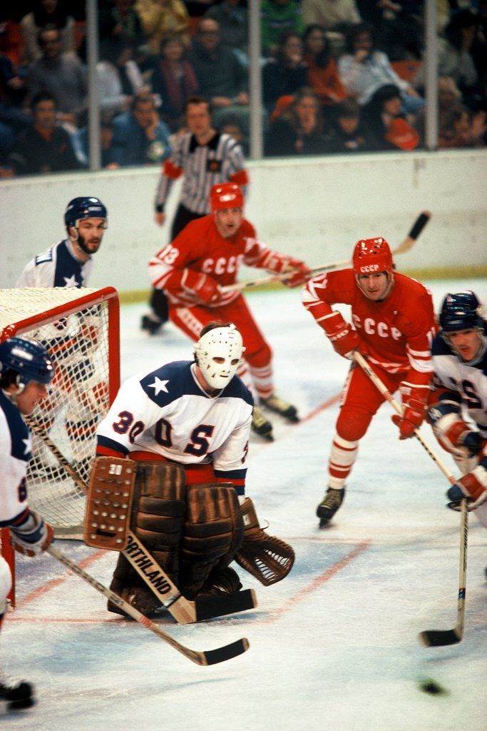1980 USA Olympic Hockey Team Goalie Jim Craig & Al Michaels