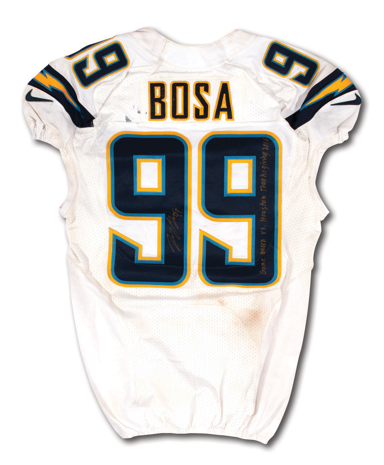 Joey Bosa Signed San Diego Chargers Jersey (Beckett) Ohio State
