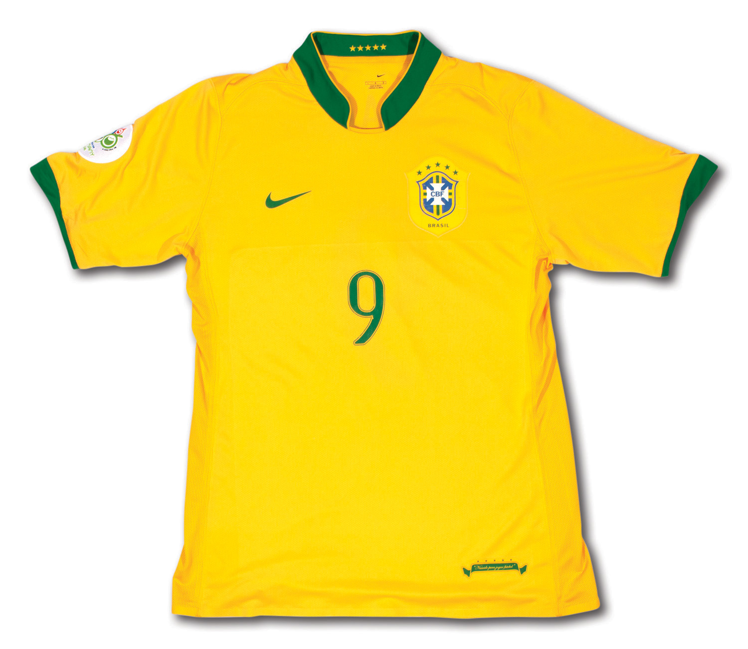FIFA WORLD CUP 2006 Brazil #9 RONALDO Homekit Name Set Printing 