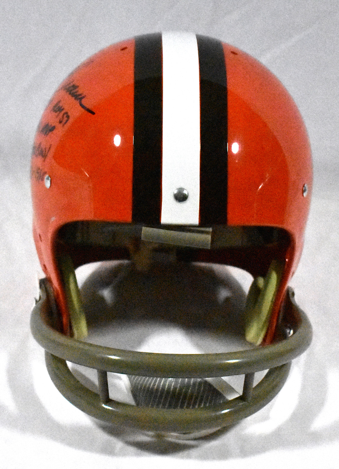 cleveland browns game used helmet