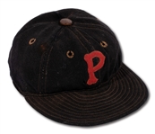 1931-33 PAUL WANER PITTSBURGH PIRATES GAME USED CAP WITH NAME EMBROIDERED (MEARS LOA)