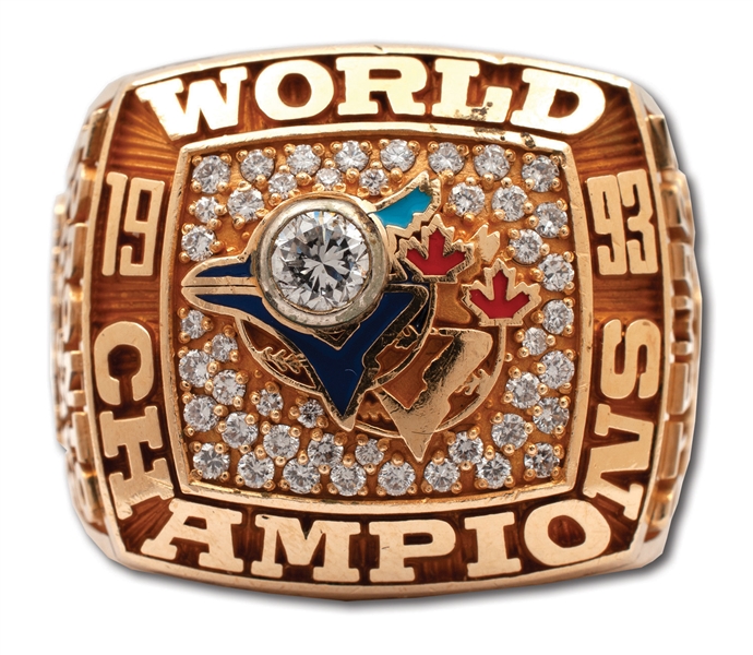 DAVE STEWARTS 1993 TORONTO BLUE JAYS WORLD SERIES CHAMPIONS 14K GOLD RING - ALCS MVP! (STEWART COLLECTION)