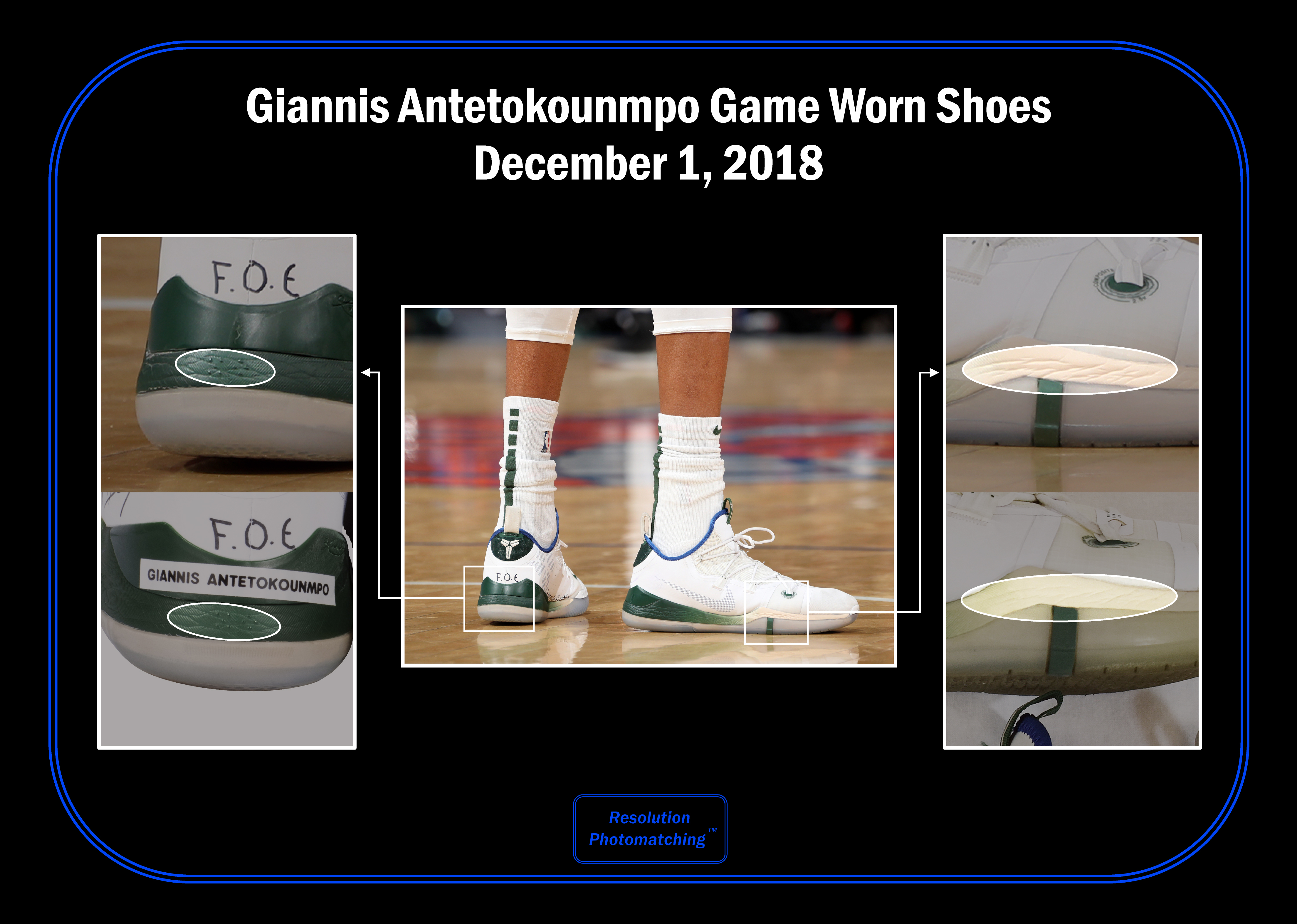 giannis game worn shoes