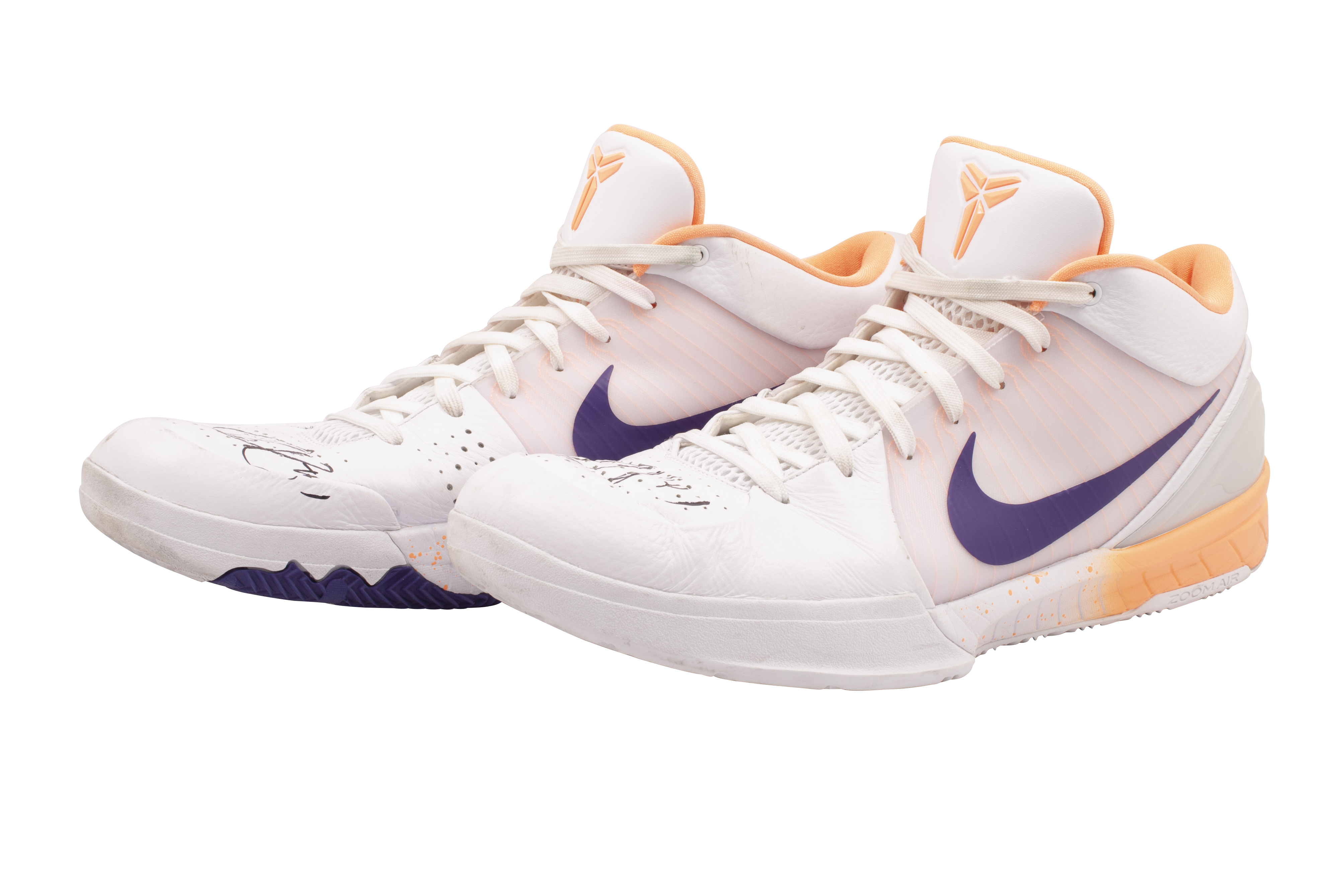 A detail view of the shoes worn by Phoenix Suns guard Devin Booker