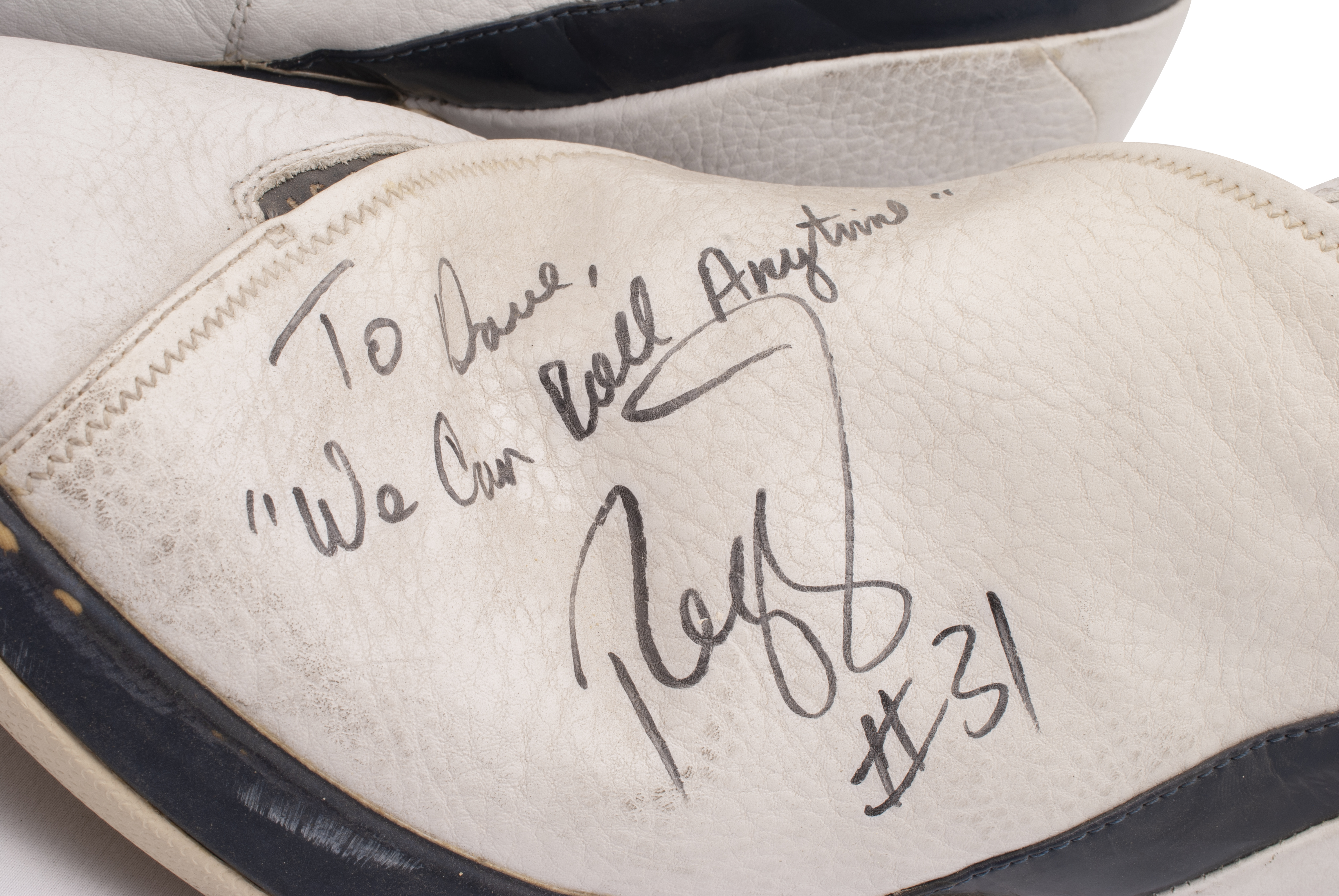 Reggie Miller 2003 Indiana Pacers Game Worn & Signed Air Jordan Sneakers, VICTORIAM, PART II, 2023