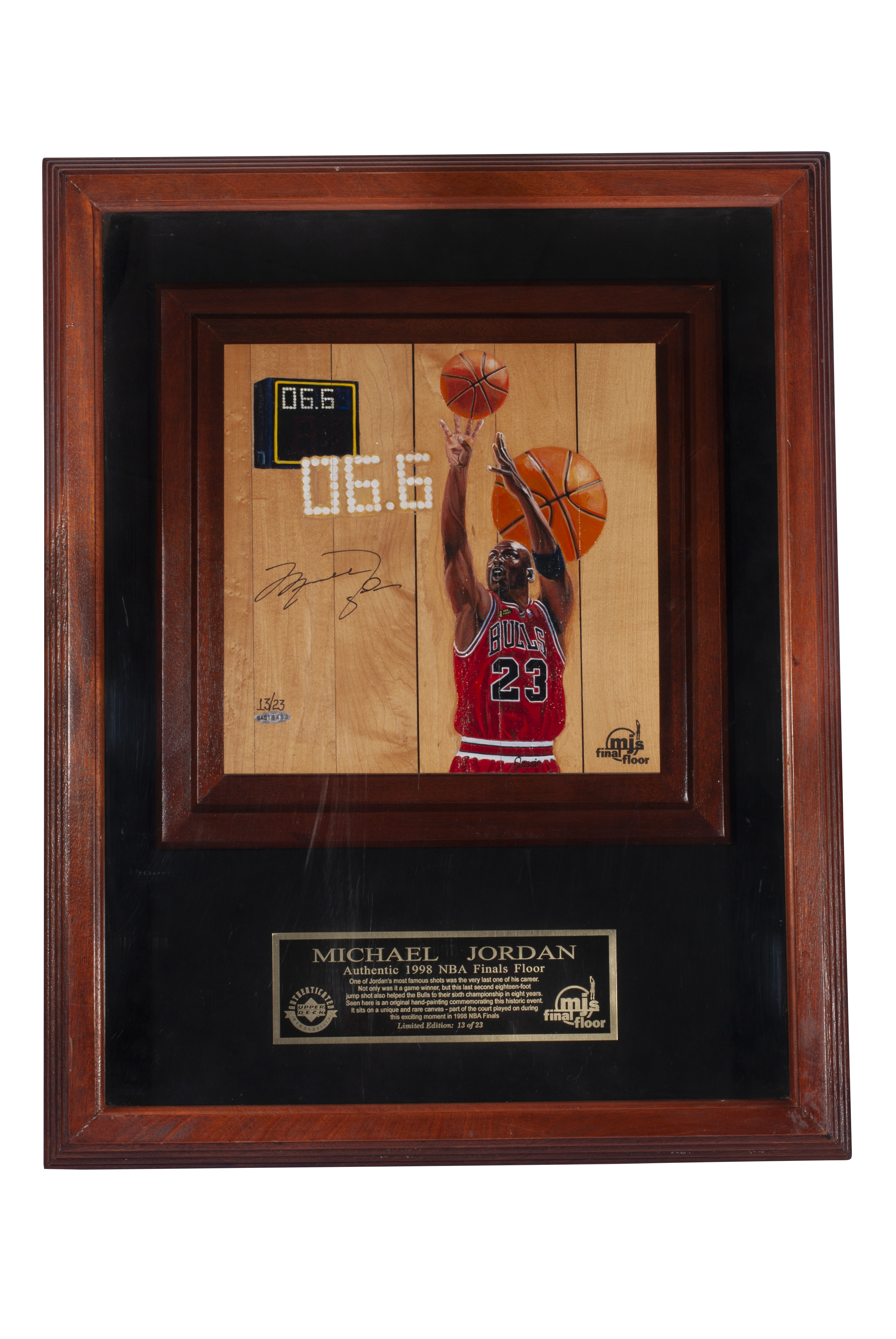 Lot Detail - Michael Jordan Game Worn & Signed 1997-98 NBA Finals