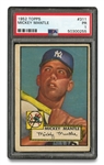 1952 TOPPS #311 MICKEY MANTLE ROOKIE CARD - PSA PR 1