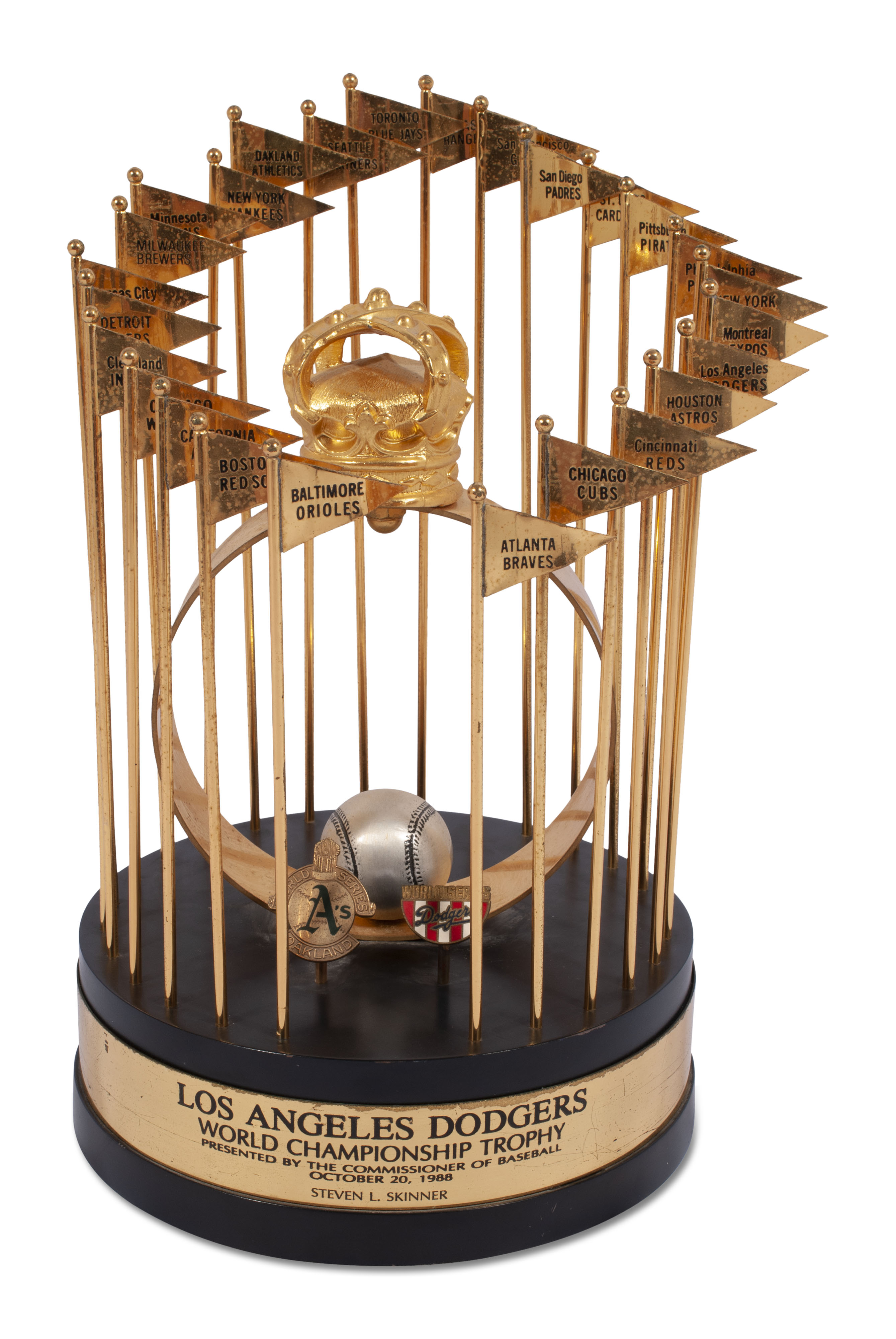 1988 Los Angeles Dodgers World Series Championship Trophy (Large, Lot  #80092