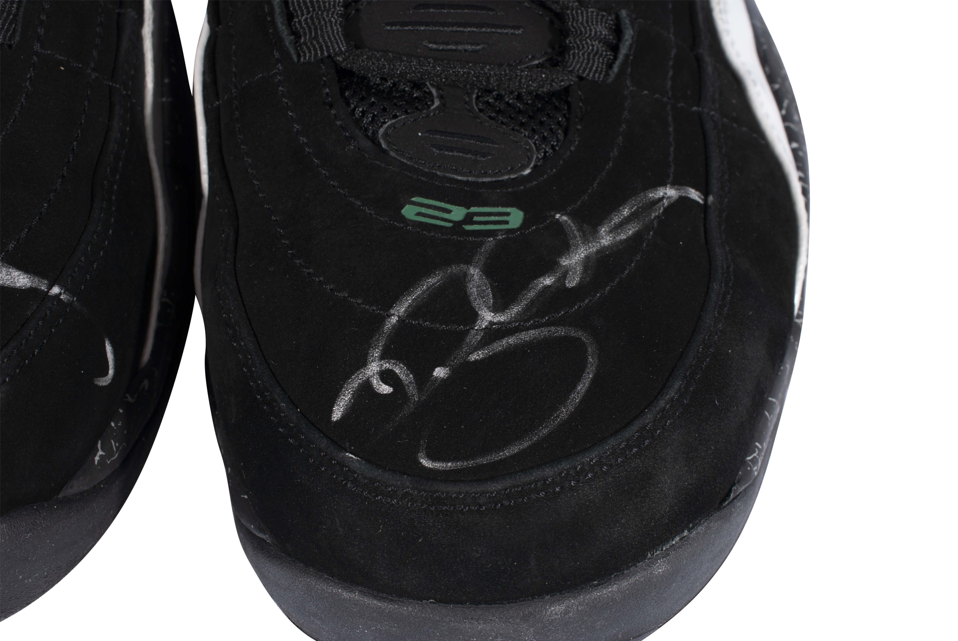 Ray Allen Signed 2010-11 Game Used Sugar Ray Jordan Shoes With Beckett COA