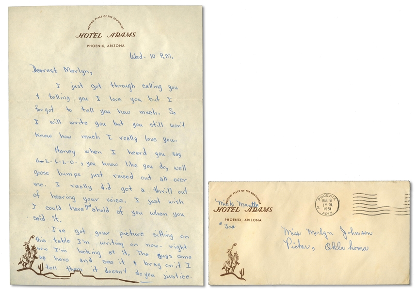 1951 MICKEY MANTLE HANDWRITTEN LETTER WITH ORIGINAL SIGNED MAILING ENVELOPE (AL TAPPER COLLECTION) - MANTLE FAMILY LOA & JSA LOA