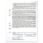 1960 TED WILLIAMS SIGNED BOSTON RED SOX PLAYERS CONTRACT - HIS FINAL SEASON (AL TAPPER COLLECTION) - PSA/DNA LOA