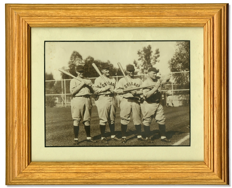 1931 CHICAGO CUBS ORIGINAL PHOTO INCLUDES ROGERS HORNSBY, HACK WILSON