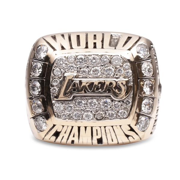 SHAQUILLE ONEAL 2000 LOS ANGELES LAKERS 14K GOLD CHAMPIONSHIP RING W/DIAMONDS- PSA/DNA LOA