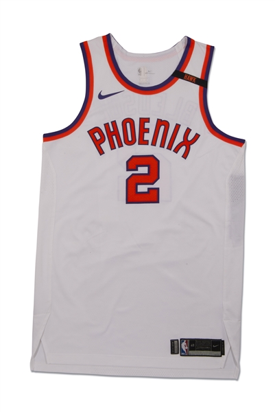 ERIC BLEDSOE PHOENIX SUNS GAME WORN JERSEY FROM THE KIA NBA TIP-OFF 2017 - 15 PTS, 3 AST, 4 REB, 2 STL, 1 BLK - MEIGRAY