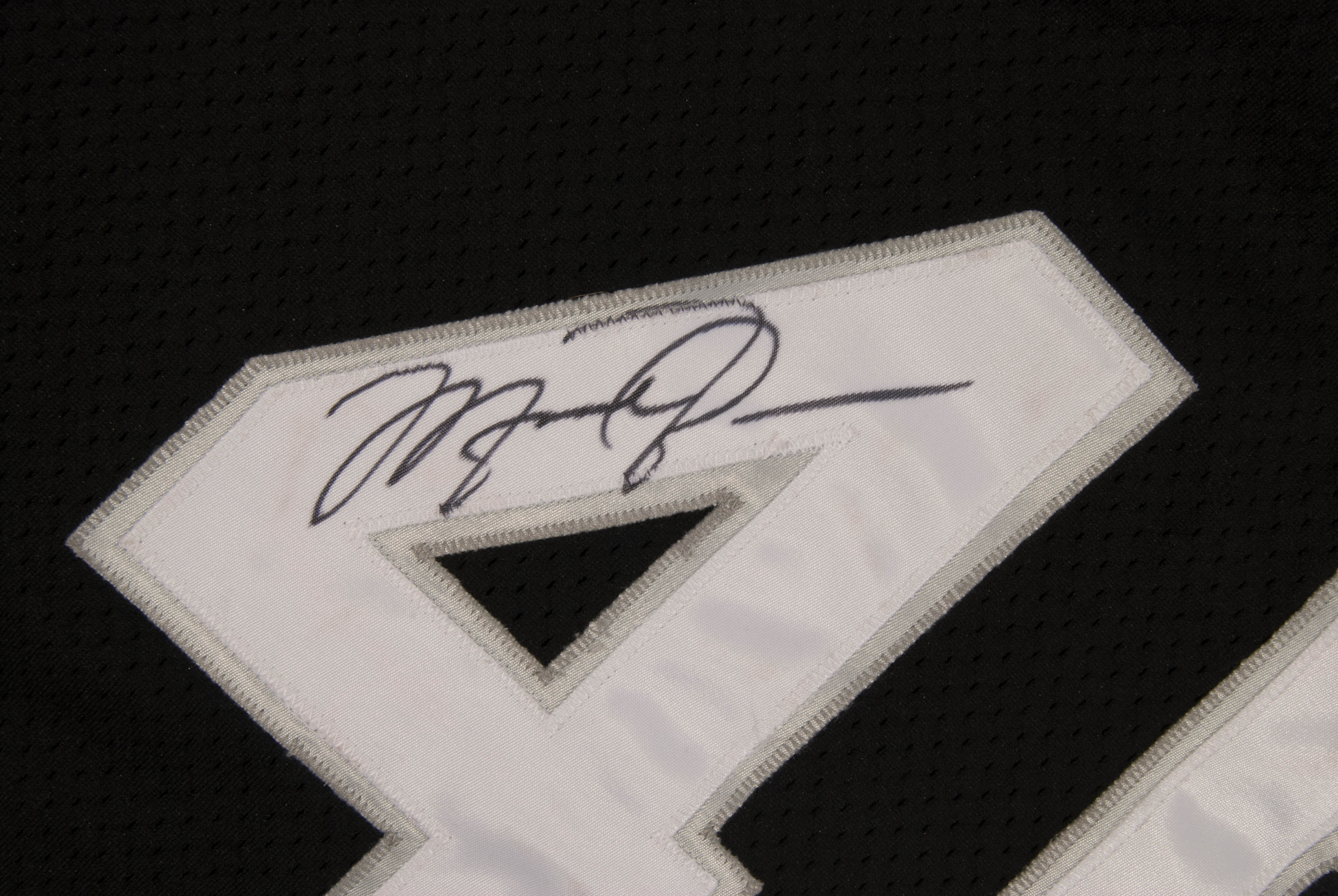 Michael Jordan Signed Birmingham Barons 39x43 Custom Framed Jersey (UDA  COA)