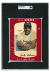 1952 STAR-CAL DECALS TYPE 1 #79-G JACKIE ROBINSON - SGC AUTHENTIC