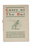 EXTREMELY RARE & HIGH-GRADE 1901 "CASEY AT THE BAT" BY ERNEST THAYER SOFTCOVER FIRST EDITION