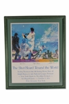 AUTOGRAPHED SHOT HEARD ROUND THE WORLD LEROY NEIMAN POSTER