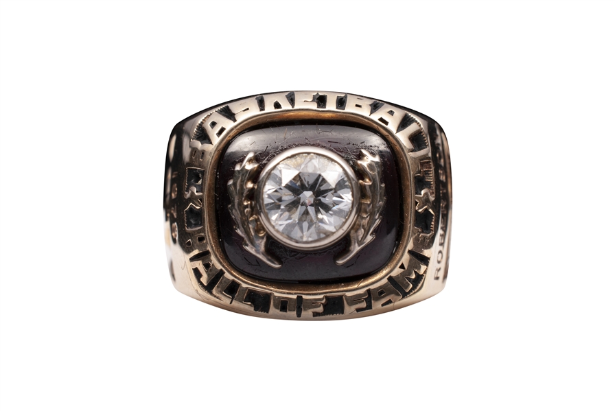 OSCAR ROBERTSONS 1979-80 BASKETBALL HALL OF FAME INDUCTION RING - ONE OF THE EARLIEST BASKETBALL HALL OF FAME RINGS EVER PRODUCED! - LETTER OF PROVENANCE FROM THE BIG O