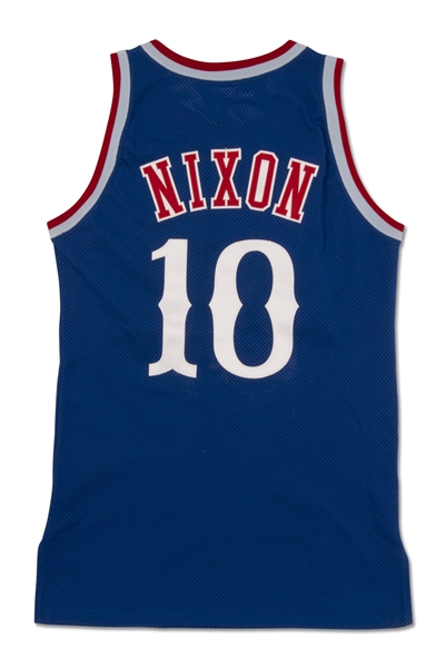 C. 1980s NORM NIXON LOS ANGELES CLIPPERS GAME WORN ROAD JERSEY