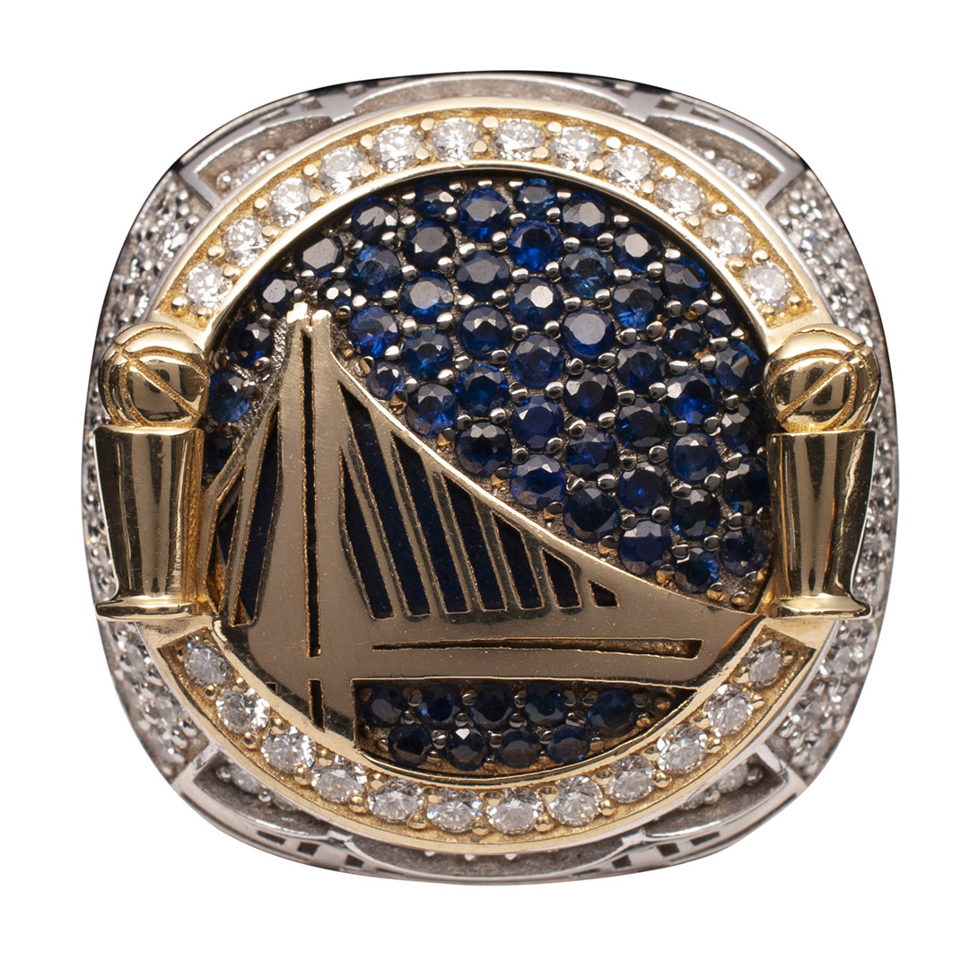 2018 Golden State Warriors NBA Championship Ring. Basketball