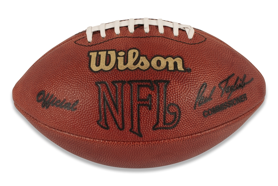 2005 AFC DIVISIONAL ROUND GAME USED FOOTBALL - BRADY VS. MANNING