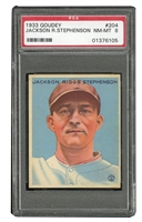 1933 GOUDEY #204 JACKSON R. STEPHENSON - PSA NM-MT 8