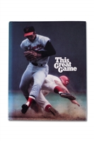 1971 THIS GREAT GAME AUTOGRAPHED BASEBALL COFFEE TABLE BOOK - DOZENS OF VINTAGE SIGNATURES INC. STUNNING ROBERTO CLEMENTE IN FOLD OUT, AARON, MAYS, ROSE - OBTAINED AT 71 ALL-STAR GAME - PSA/DNA LOA