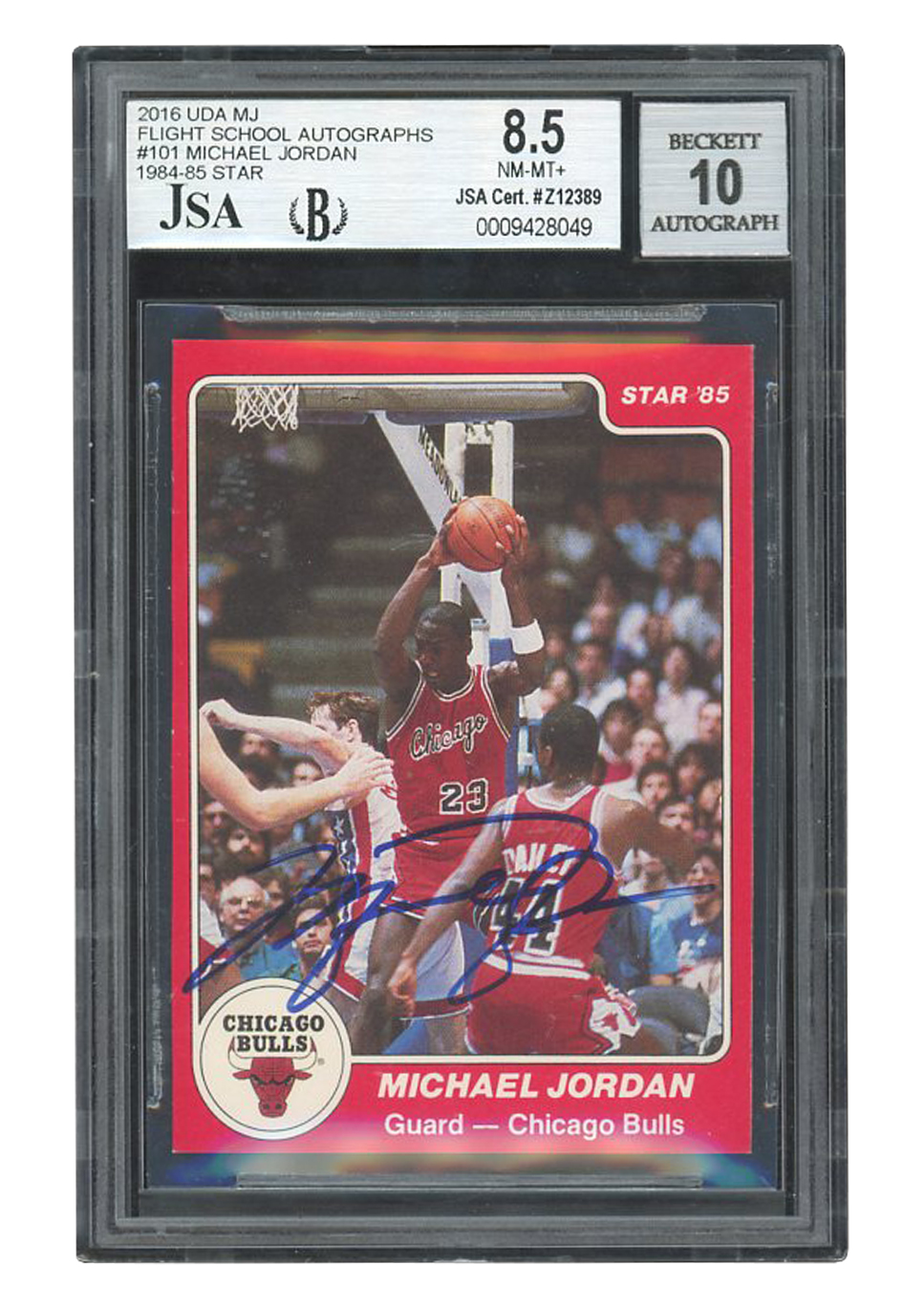  Michael Jordan Autograph Sports Card with Certificate