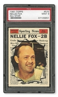 1961 TOPPS #570 NELLIE FOX ALL STAR - PSA MINT 9 