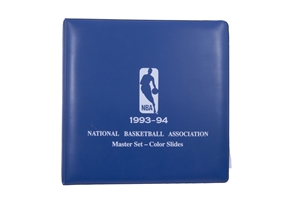 UNIQUE & CLASSIC 1993-94 SEASON NBA MASTER SET COLOR SLIDES - INCL. SLIDES OF EVERY TEAM LOGO, EVERY PLAYER, COACH, COMMISIONER DAVID STERN, NBA LOGO