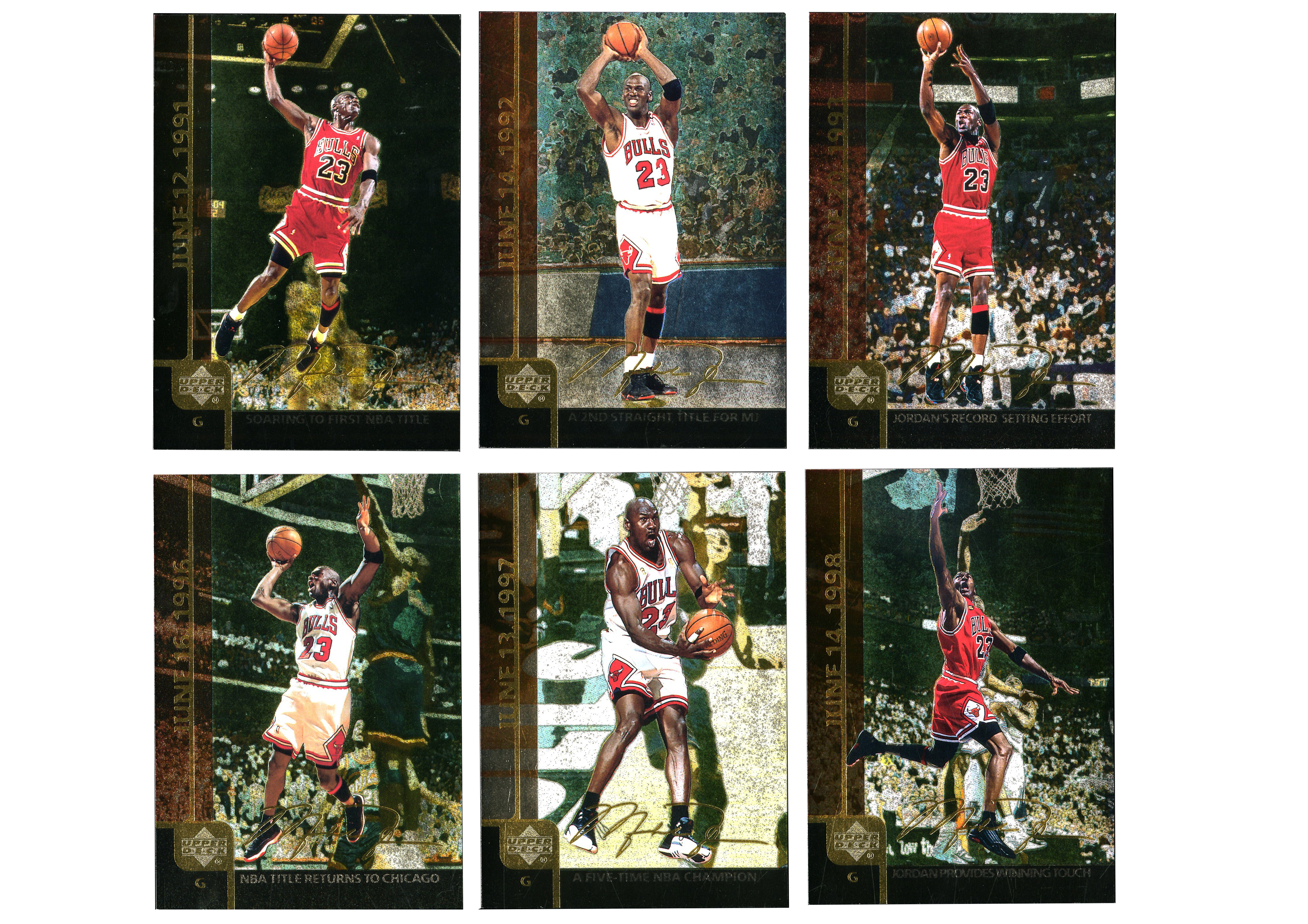 Michael Jordan Basketball Cards/Lot of (12) Different Basketball