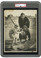 1931 BABE RUTH UMPIRES FOR THE KIDS ORIGINAL 8" X 10" RAY JONES/UNIVERSAL PICTURES ORIGINAL PHOTOGRAPH - PSA/DNA TYPE 1