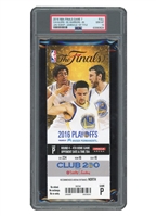IMMACULATE 2016 NBA FINALS GAME 7 CLEVELAND CAVALIERS VS GOLDEN STATE WARRIORS FULL TICKET - LEBRONS 3RD/CLEVELANDS 1ST TITLE EVER! - PSA GEM MINT 10