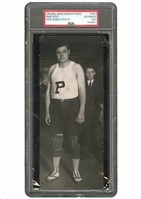 1921 BABE RUTH BASKET SHOOTER ORIGINAL PHOTOGRAPH BY WIDE WORLD PHOTOS - PSA/DNA TYPE I