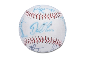 DETROIT TIGERS ALL-TIME GREATS MULTI-SIGNED BASEBALL WITH TRAMMELL, WHITAKER, MORRIS, GIBSON, ETC. - BECKETT LOA