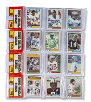 GROUP OF (4) 1981 TOPPS FOOTBALL RACK PACKS IN EXCELLENT CONDITION