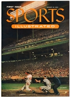 1954 INAUGURAL ISSUE SPORTS ILLUSTRATED MAGAZINE - EXCEPTIONAL CONDITION - WITH BASEBALL CARDS INSERT