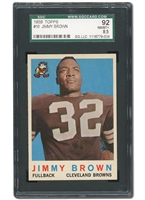 1959 TOPPS #10 JIMMY BROWN - SGC 92 NM-MT+ 8.5 