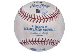 HISTORIC MAY 28, 2006 BARRY BONDS 715TH HOME RUN BASEBALL - PASSES BABE RUTH ON MLB ALL-TIME HR LIST! (MLB AUTHENTICATION)