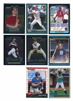GROUP OF (8) 2000-03 BASEBALL ROOKIES - INC. 00 TOPPS #T40 CABRERA; 01 TOPPS T247 PUJOLS; 02 BOWMAN DRAFT #BDP71 GRANDERSON; 02 BOWMAN CHROME #BDP33 VOTTO - PRESENT AS NM OR BETTER (CANADA 150)