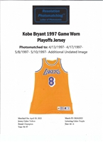 Lot Detail - 2014-15 Kobe Bryant Game Used Home Los Angeles Lakers White  Alternate Jersey Photo Matched to 2 Games (Sports Investors Authentication)