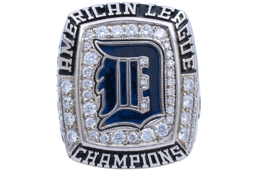 2006 DETROIT TIGERS AMERICAN LEAGUE 14K CHAMPIONSHIP RING PRESENTED TO STAFF MEMBER ILITCH