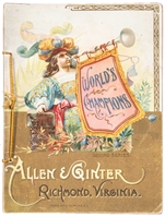 1889 A17 ALLEN & GINTER "WORLDS CHAMPIONS" ALBUM