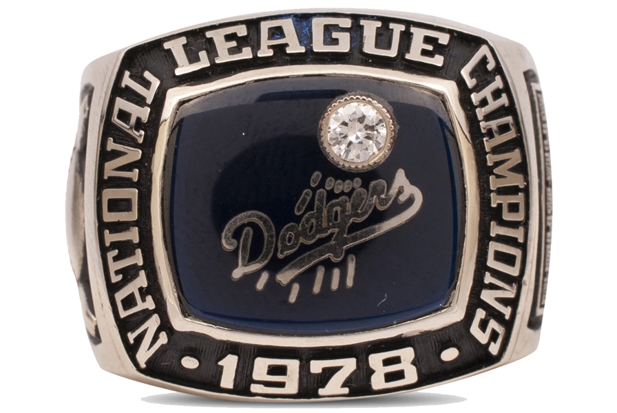 FRED CLAIRES 1978 LOS ANGELES DODGERS NATIONAL LEAGUE CHAMPIONS 14K GOLD RING (CLAIRE COLLECTION)