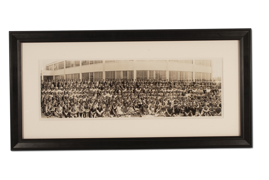 INCREDIBLY RARE 1941 MARILYN MONROE AUTOGRAPHED ("NORMA JEAN BAKER") JUNIOR HIGH SCHOOL CLASS PANORAMIC PHOTOGRAPH - PSA/DNA LOA