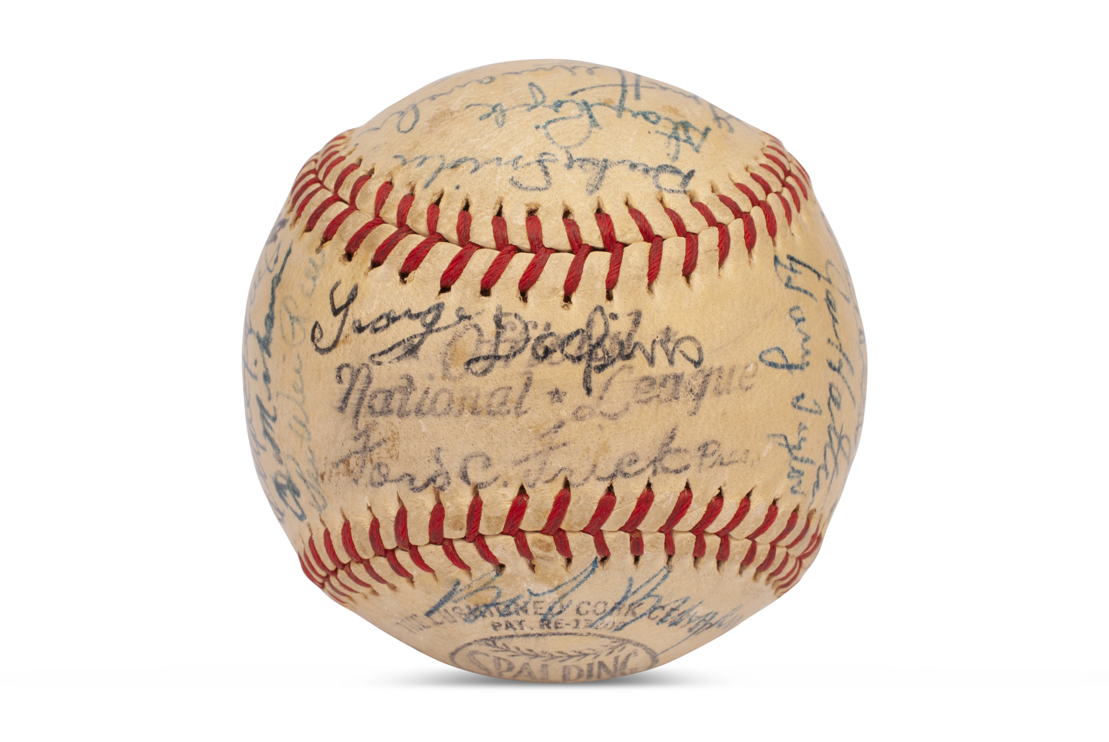 Jackie Robinson Rookie 1947 Brooklyn Dodgers Team Signed Baseball PSA DNA  COA