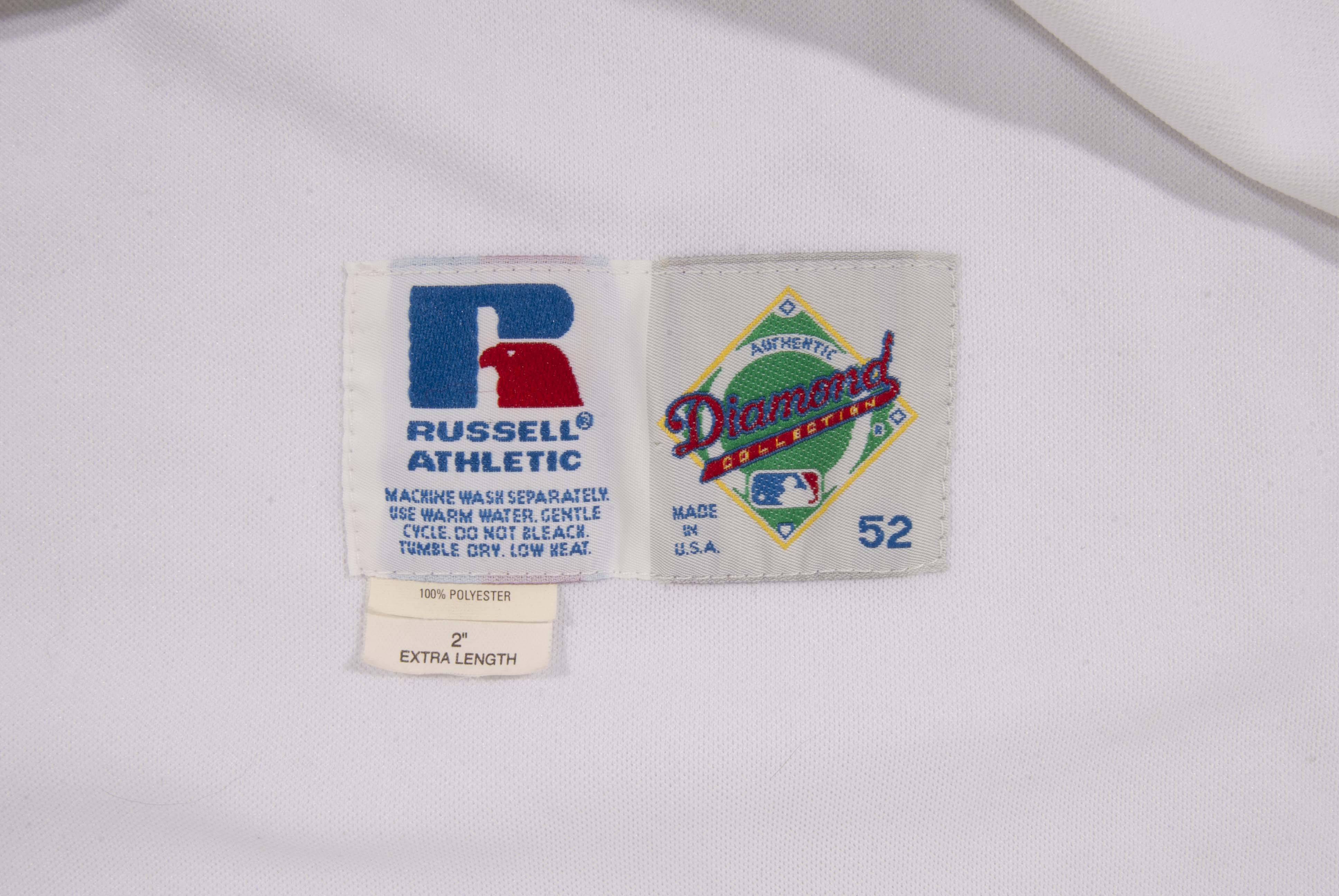 Vintage Russell Athletic Los Angeles Dodgers Diamond Collection Jersey Size  52